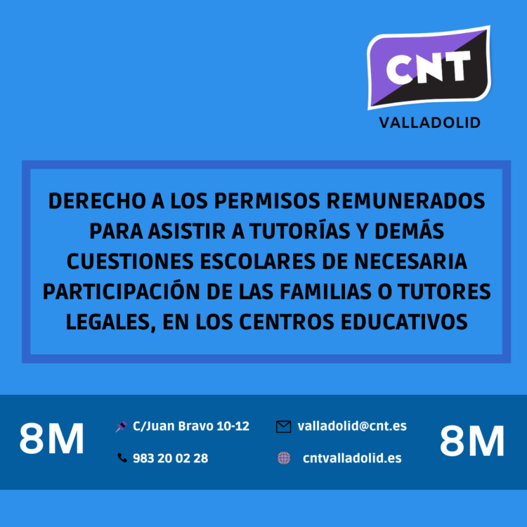 Tabla reivindicativa de CNT para el avance en igualdad y derechos