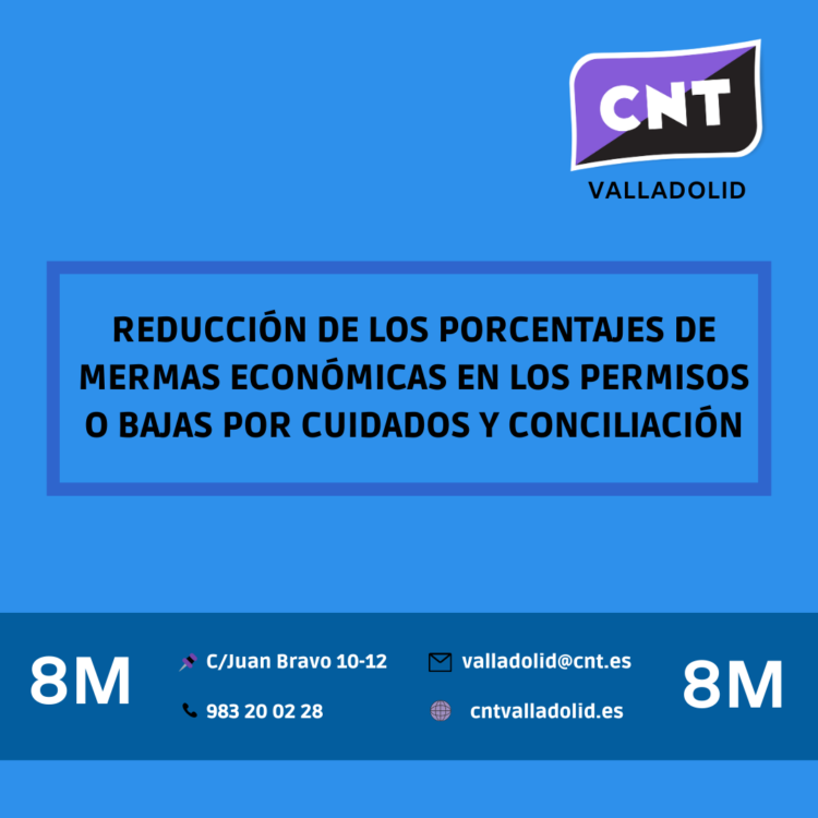 Tabla reivindicativa de CNT para el avance en igualdad y derechos