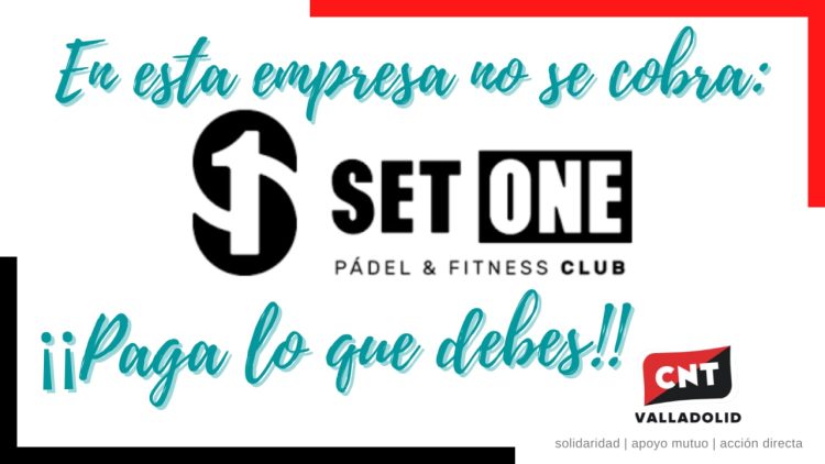 SET ONE, ¡¡¡Paga lo que debes!!!