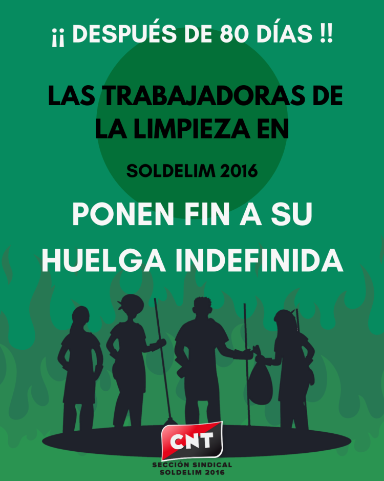 Finaliza la huelga en Soldelim2016