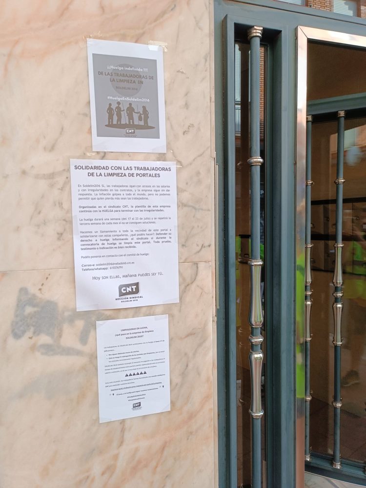 Segunda semana de huelga en SOLDELIM 2016