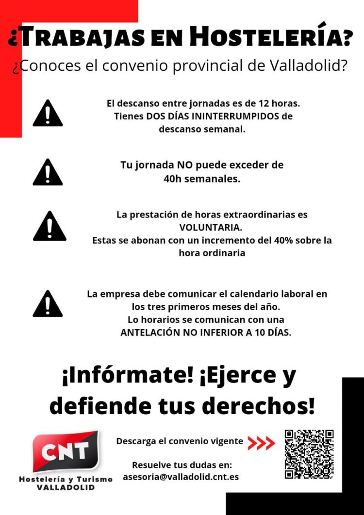 ¿Trabajas en hostelería?