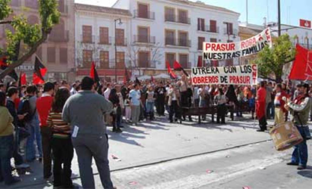 Utrera contra el ERE en PRASUR