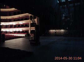 El Teatro Calderón completamente paralizado debido a la huelga